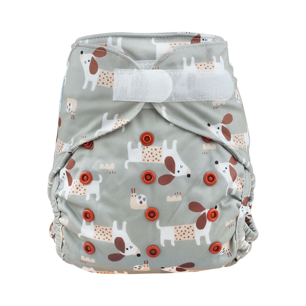 4. Blümchen egyméretes (OS / M-L-XL) csomag (1 db pelenkakülső dupla combgumival + 2 db IWEAR pelenkabetét - zorbos, kenderes)