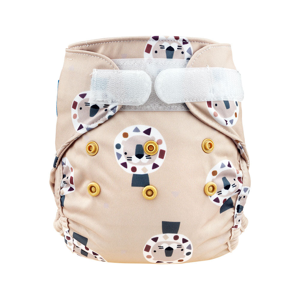 6. Blümchen újszülött, mini OS (S, M) csomag (1 db pelenkakülső dupla combgumival + 2 db IWEAR pelenkabetét - zorbos, kenderes)