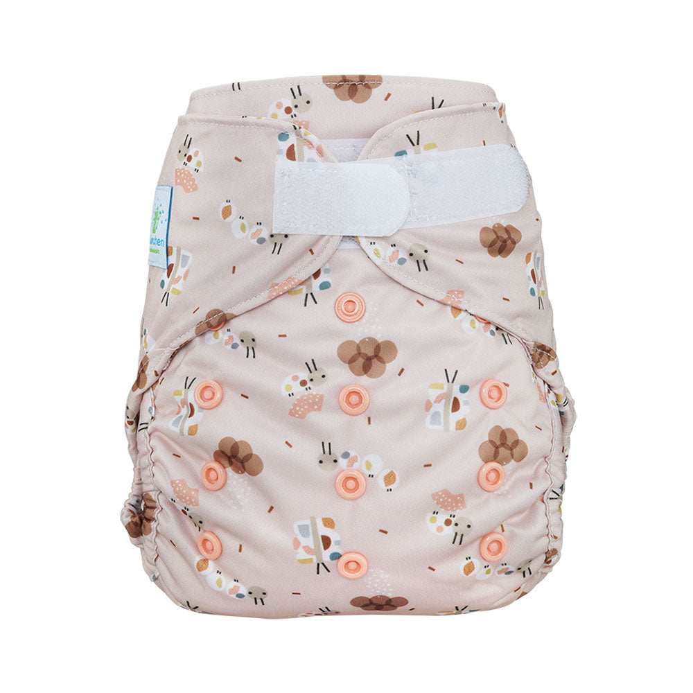 4. Blümchen egyméretes (OS / M-L-XL) csomag (1 db pelenkakülső dupla combgumival + 2 db IWEAR pelenkabetét - zorbos, kenderes)
