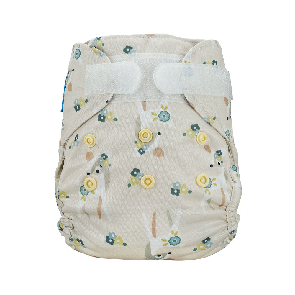 6. Blümchen újszülött, mini OS (S, M) csomag (1 db pelenkakülső dupla combgumival + 2 db IWEAR pelenkabetét - zorbos, kenderes)