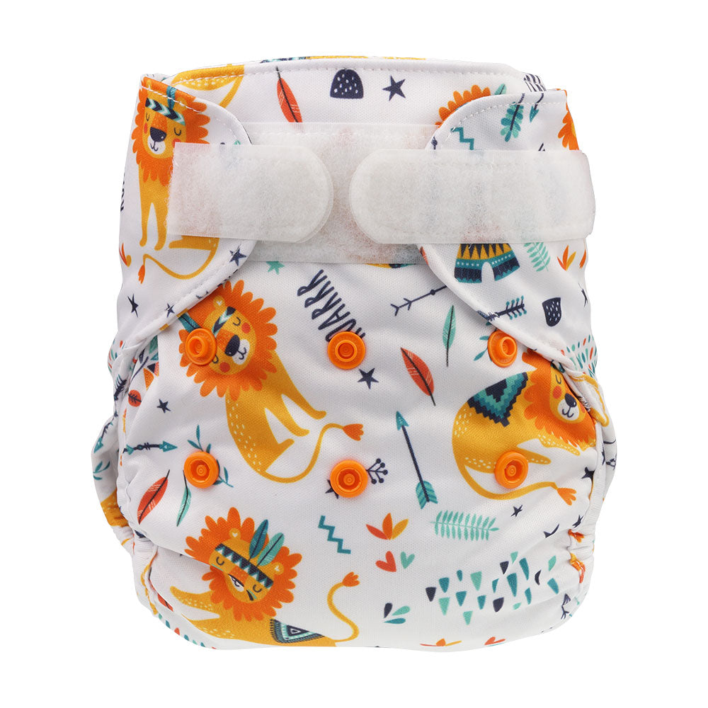 6. Blümchen újszülött, mini OS (S, M) csomag (1 db pelenkakülső dupla combgumival + 2 db IWEAR pelenkabetét - zorbos, kenderes)