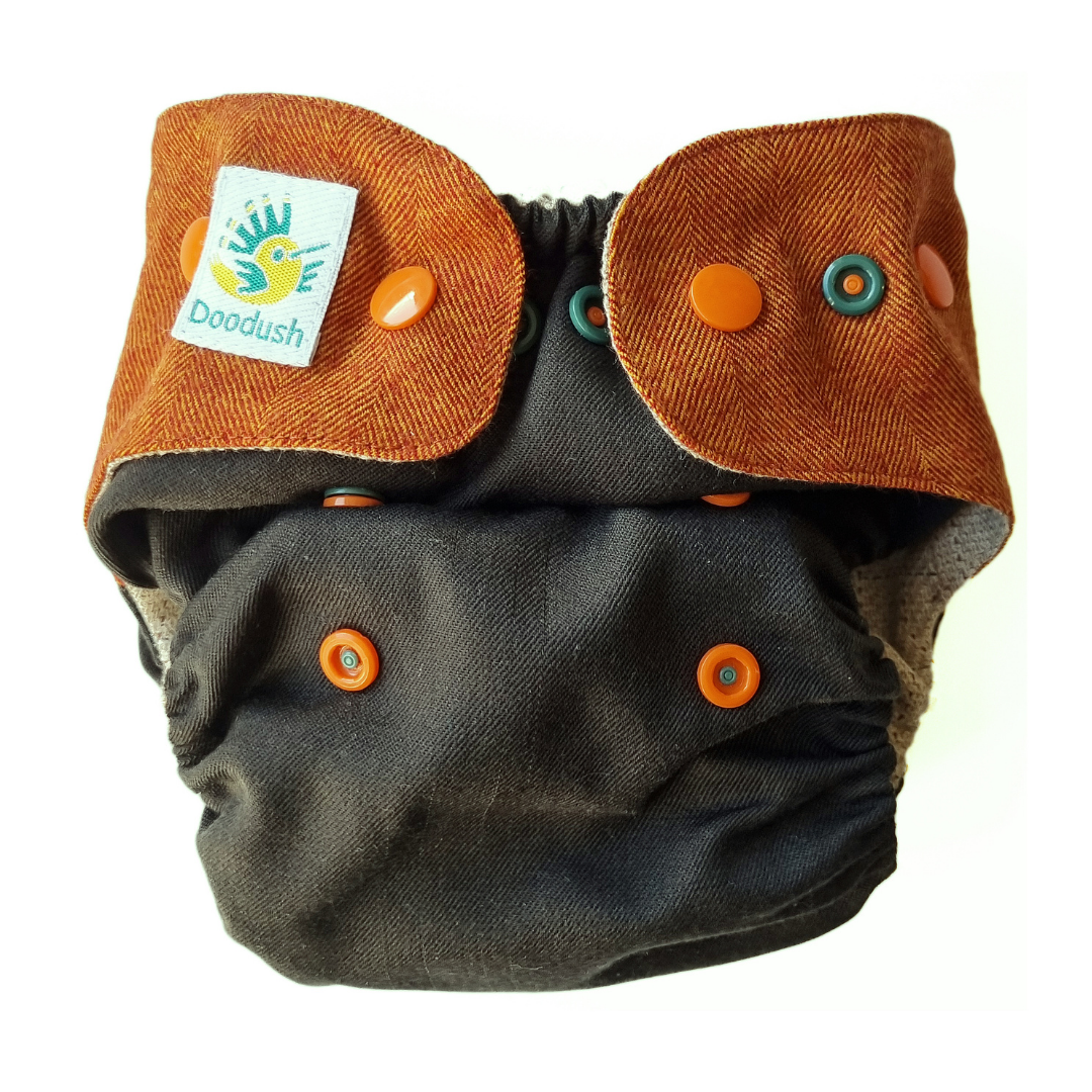 Doodush egyméretes (OS / M-L, avagy 6-15 kg) gyapjúpelenka