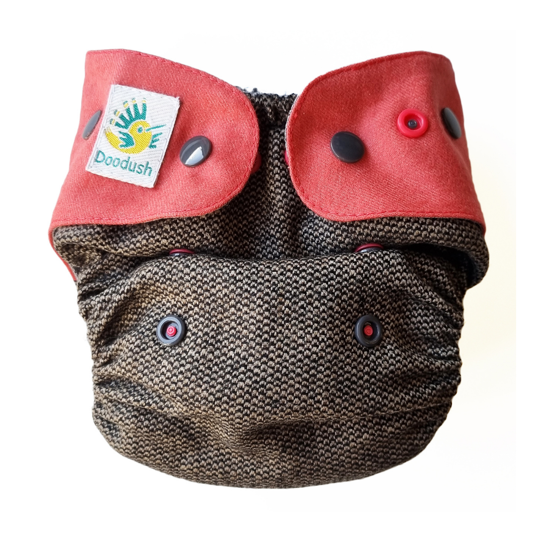 Doodush egyméretes (OS / M-L, avagy 6-15 kg) gyapjúpelenka