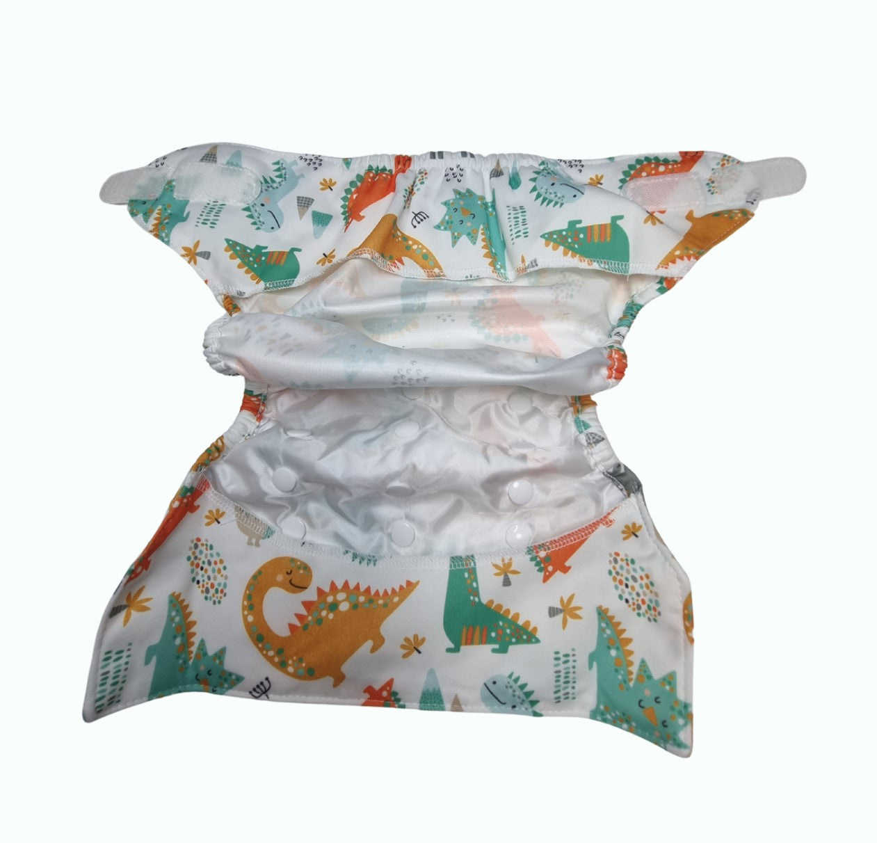 Blümchen velcro newborn / SM with outer single thigh elastic - MamaMaci