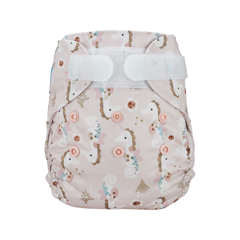 6. Blümchen újszülött, mini OS (S, M) csomag (1 db pelenkakülső dupla combgumival + 2 db IWEAR pelenkabetét - zorbos, kenderes)
