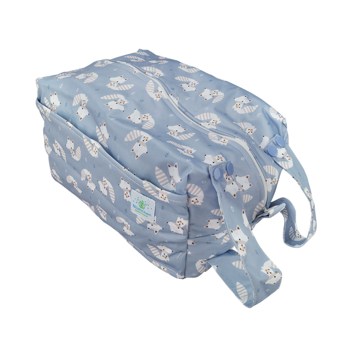 Blümchen pelenkázótáska 3 zsebbel (27x17x17 cm - POD) - Újrahasznosított PES (Copy)