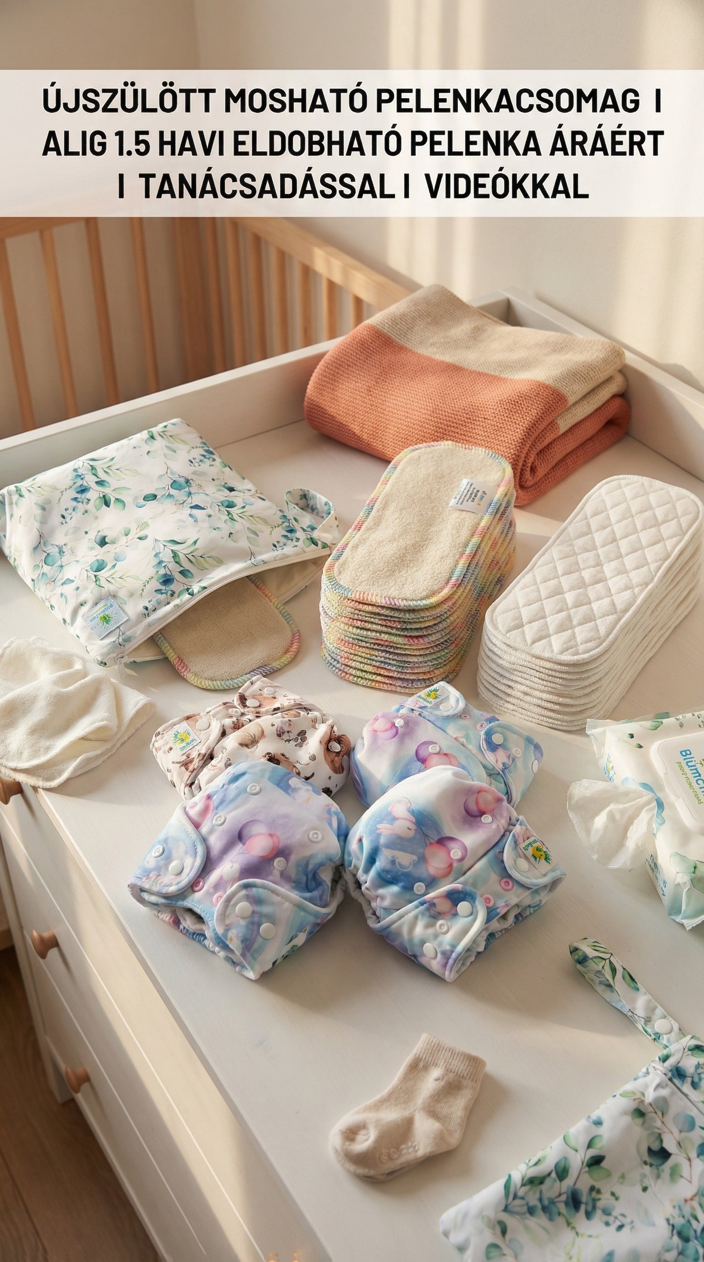 Újszülött mosipelus csomag