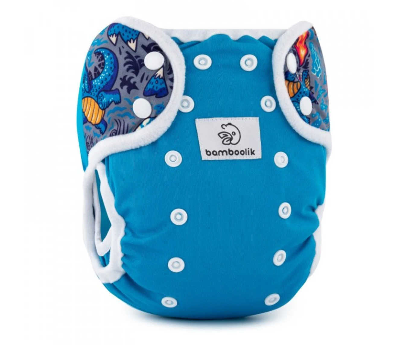 Bamboolik patentos egyméretes (OS=OneSize) dupla combgumis pelenkakülső - több színben és mintával