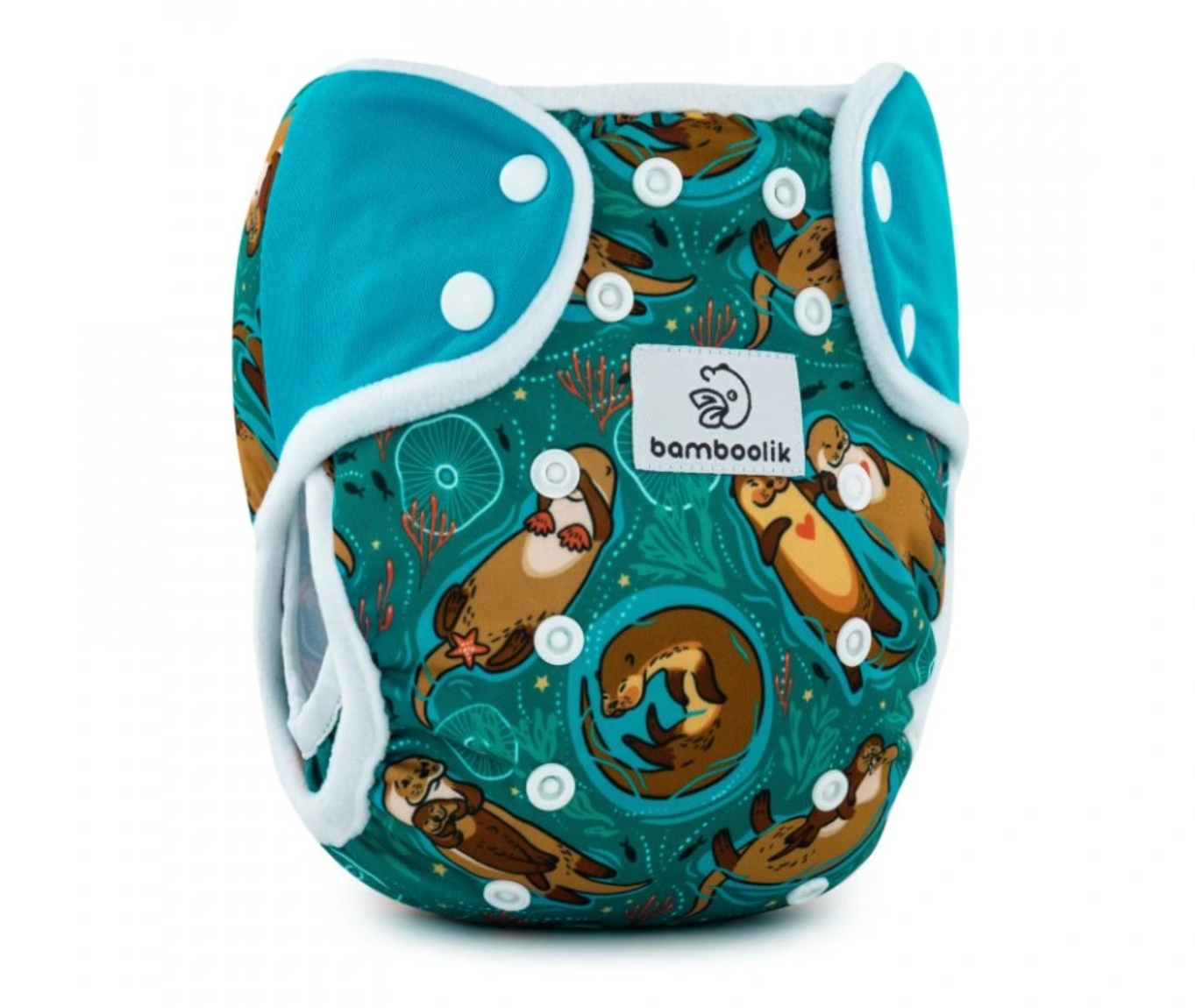 Bamboolik patentos egyméretes (OS=OneSize) dupla combgumis pelenkakülső - több színben és mintával