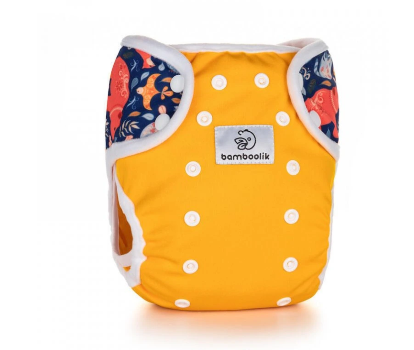 Bamboolik patentos egyméretes (OS=OneSize) dupla combgumis pelenkakülső - több színben és mintával