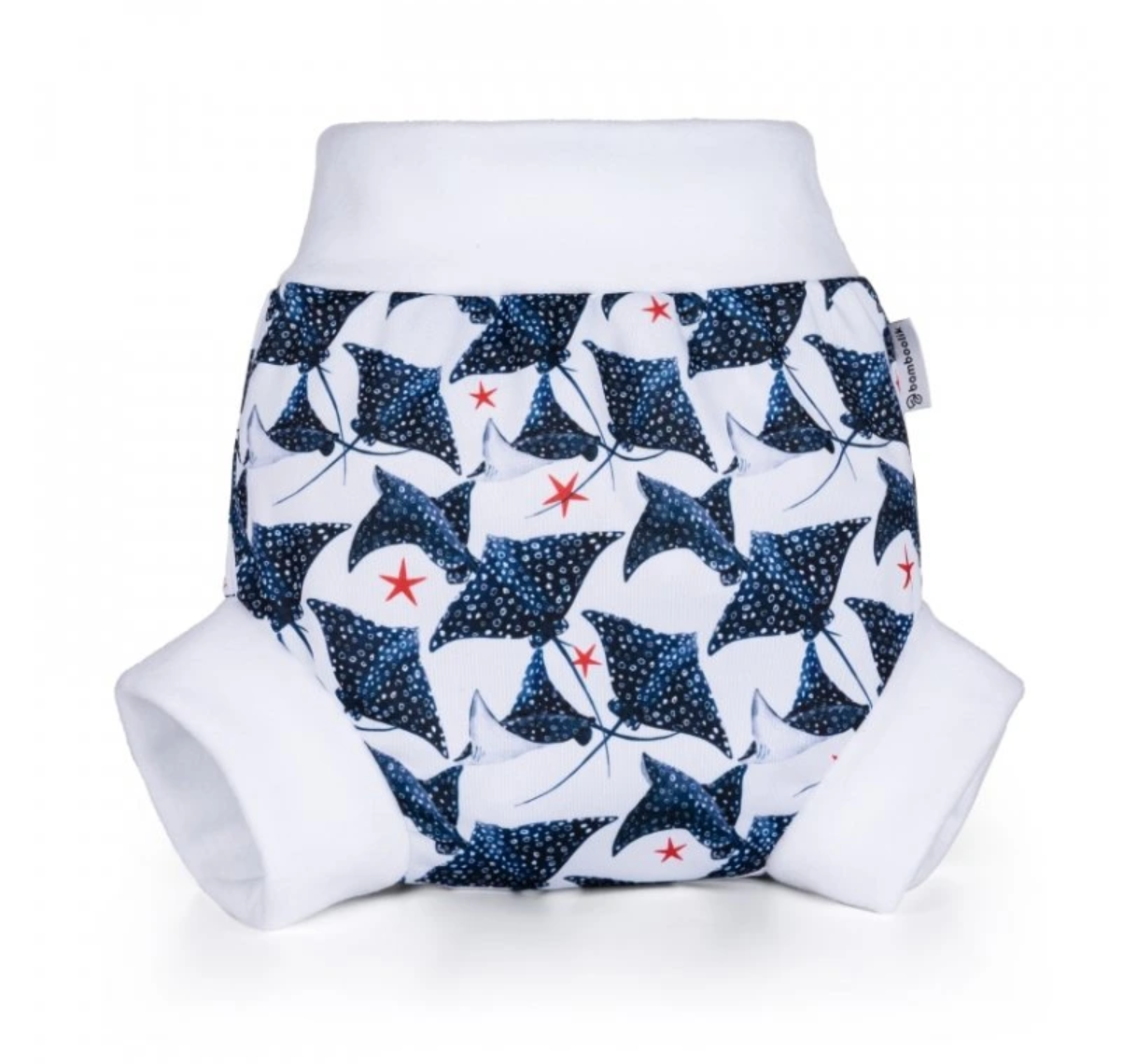 Blümchen velcro newborn / SM with outer single thigh elastic - MamaMaci